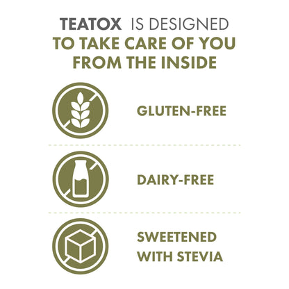 TEATOX DETOX POWDER CLEASE SUPPORT AND DIGESTION BOOSTER