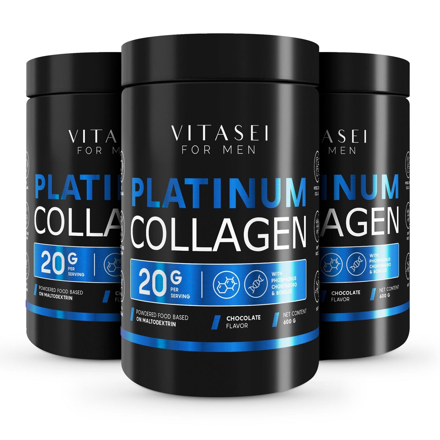 HYDROLYZED COLLAGEN WITH BCAAS FOR MEN- MAXIMUM ABSORPTION