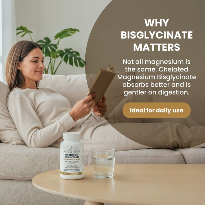 Magnesium bisglycinate – High absorption chelated formula for rest and relaxation