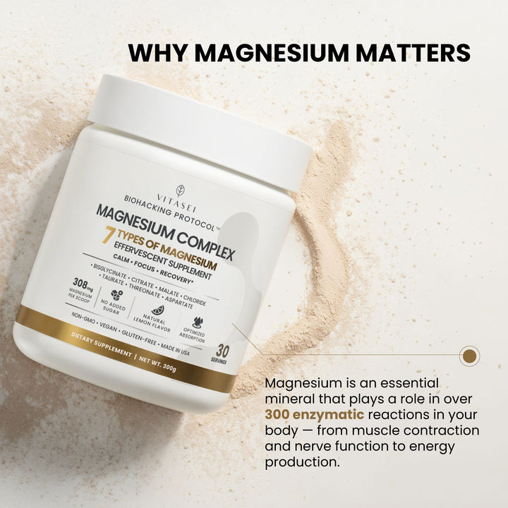 Magnesium Total Care | 7 Types of Magnesium for Calm, Focus and Recovery