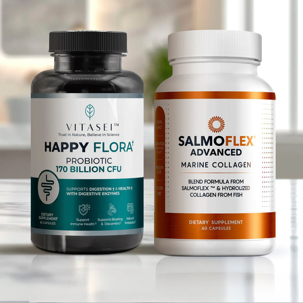 Happy Flora + Salmoflex Advanced – Gut Balance & Joint Support Bundle