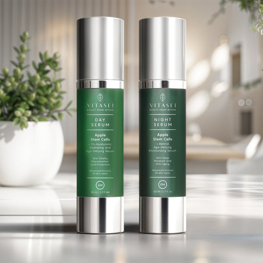 Day And Night Facial Serum Duo With Apple Stem Cell extract