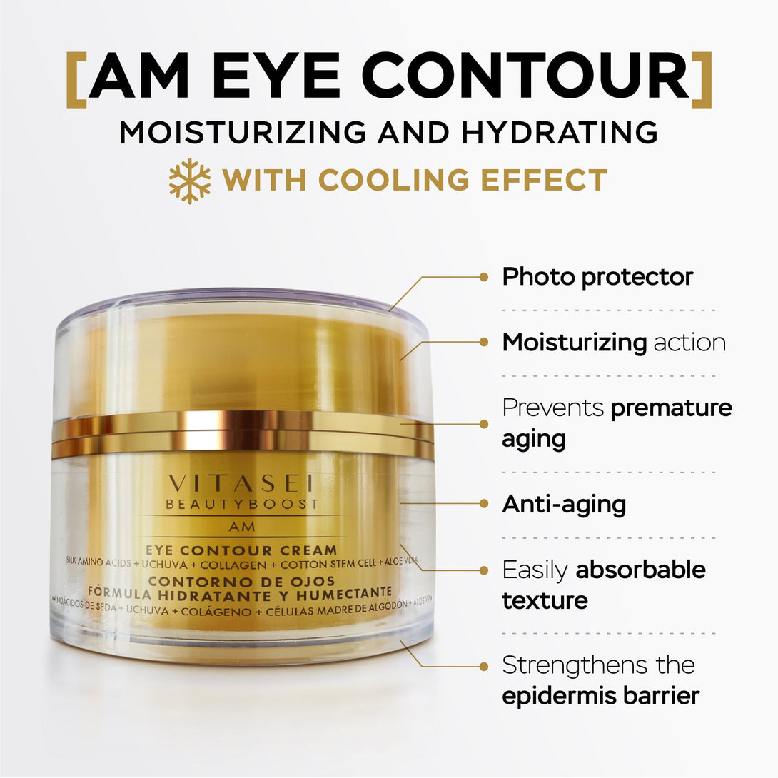 EYE CONTOUR CREAM WITH STEM CELLS + SILK AMINOACIDS + COLLAGEN