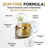 DAY AND NIGHT FACIAL SERUM + DAY AND NIGHT EYE CONTOUR + GET NECK SERUM FREE