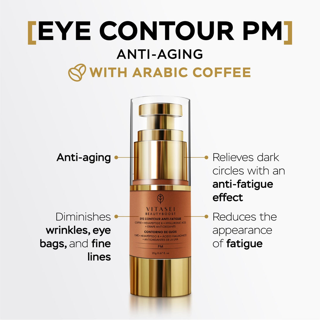 EYE CONTOUR ANTI-FATIGUE + HEXAPEPTIDES + HYALURONIC ACID + ANTIOXIDANTS