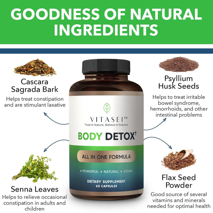 Body Detox Advanced Formula Colon Cleanse Support