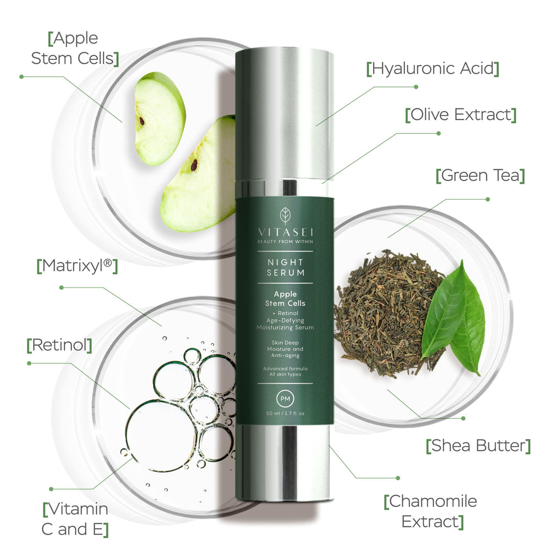 Day And Night Facial Serum Duo With Apple Stem Cell extract