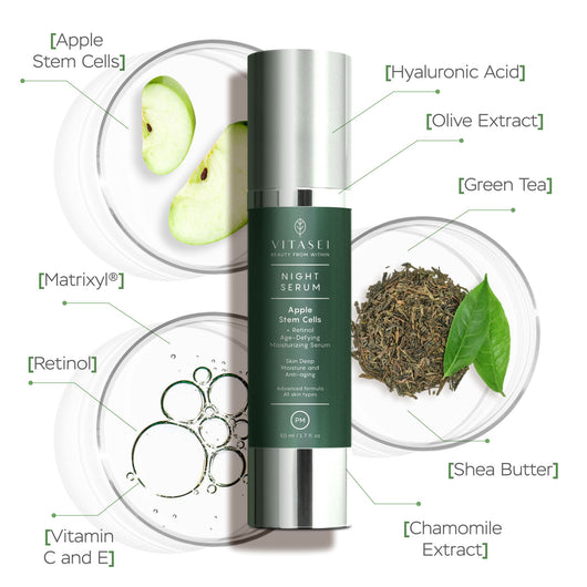 Day And Night Facial Serum Duo With Apple Stem Cell extract