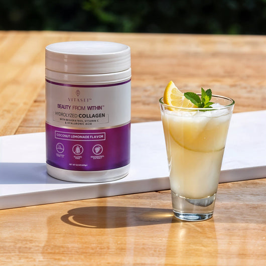 Coconut Lemonade Collagen with Resveratrol and Hyaluronic Acid