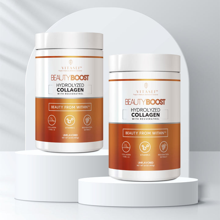 Collagen Peptides with Resveratrol Duo - 2 unflavored Bundle