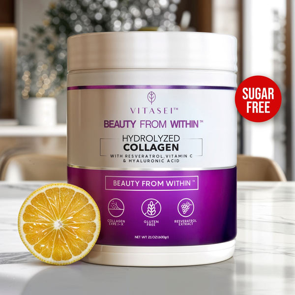 Coconut Lemonade Collagen with Resveratrol and Hyaluronic Acid