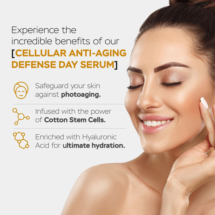 Beauty Box Day And Night Facial Serum Duo With Cotton And Asiatic Centella Stem Cells