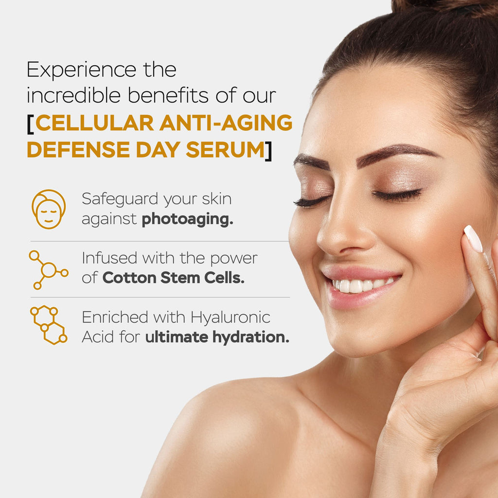 DAY AND NIGHT FACIAL SERUM KIT WITH COTTON AND CENTELLA STEM CELLS