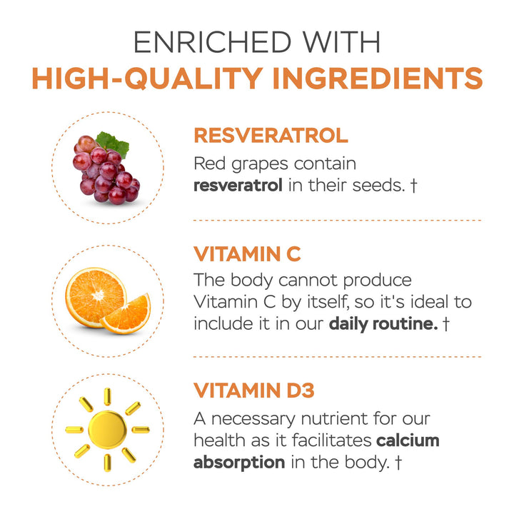 Unflavored Collagen Peptides with Resveratrol - Vitamin C and Biotina