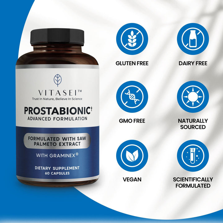 Bundle Happy Flora for a healthy gut + Prostabionic prostate support