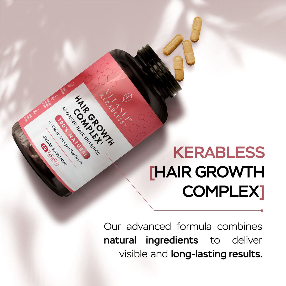 Kerabless Hair Growth Complex for Thickest and Strongest Hair Growth