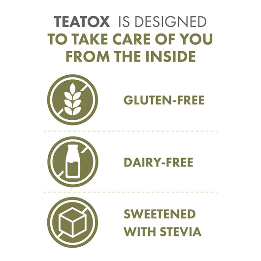 TEATOX DETOX POWDER CLEASE SUPPORT AND DIGESTION BOOSTER