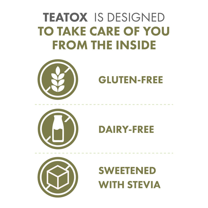 TEATOX DETOX POWDER CLEASE SUPPORT AND DIGESTION BOOSTER