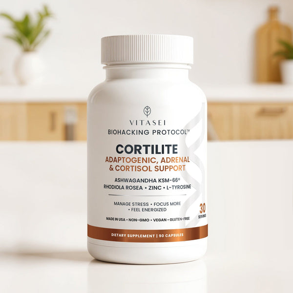 CORTILITE adaptogenic, adrenal & cortisol support – calm focus & balance