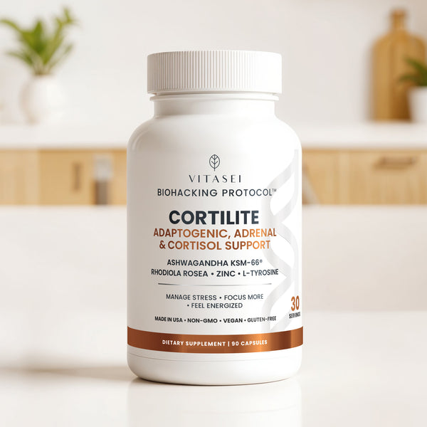 CORTILITE – adaptogens with Ashwagandha KSM-66® for clarity, calm energy & balance