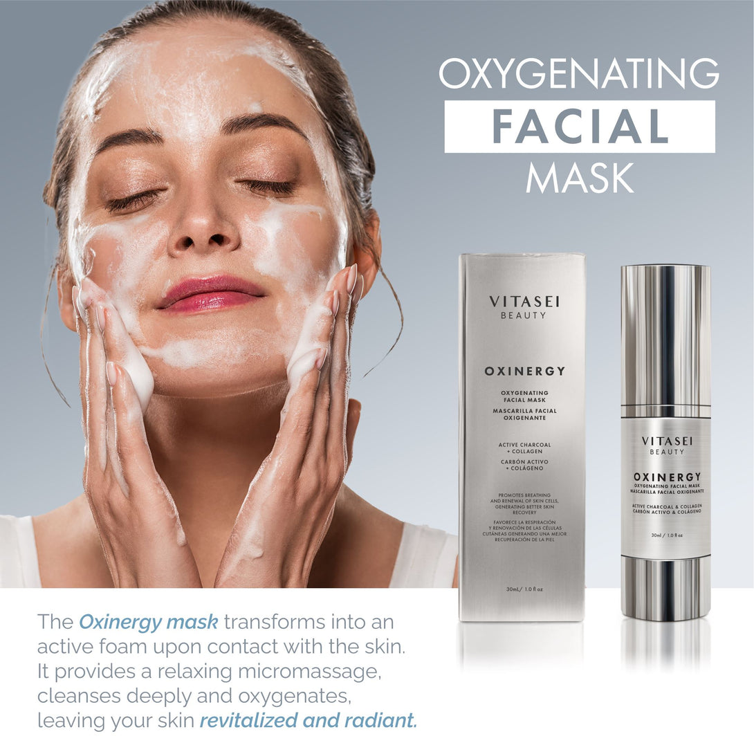 OXINERGY - Oxygenating Mask with Charcoal and Collagen