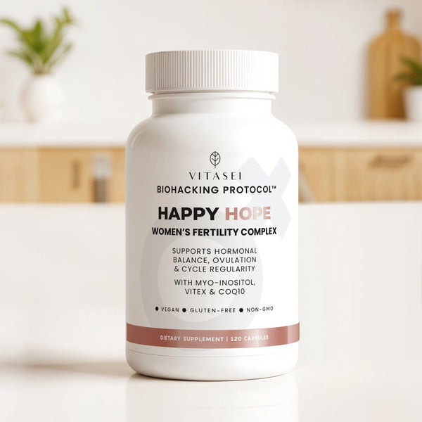 Happy Hope Women – Fertility and Hormonal Balance with Inositol, Vitex and CoQ10