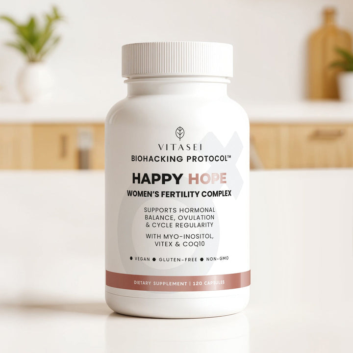 Happy Hope Women – Fertility and Hormonal Balance with Inositol, Vitex and CoQ10