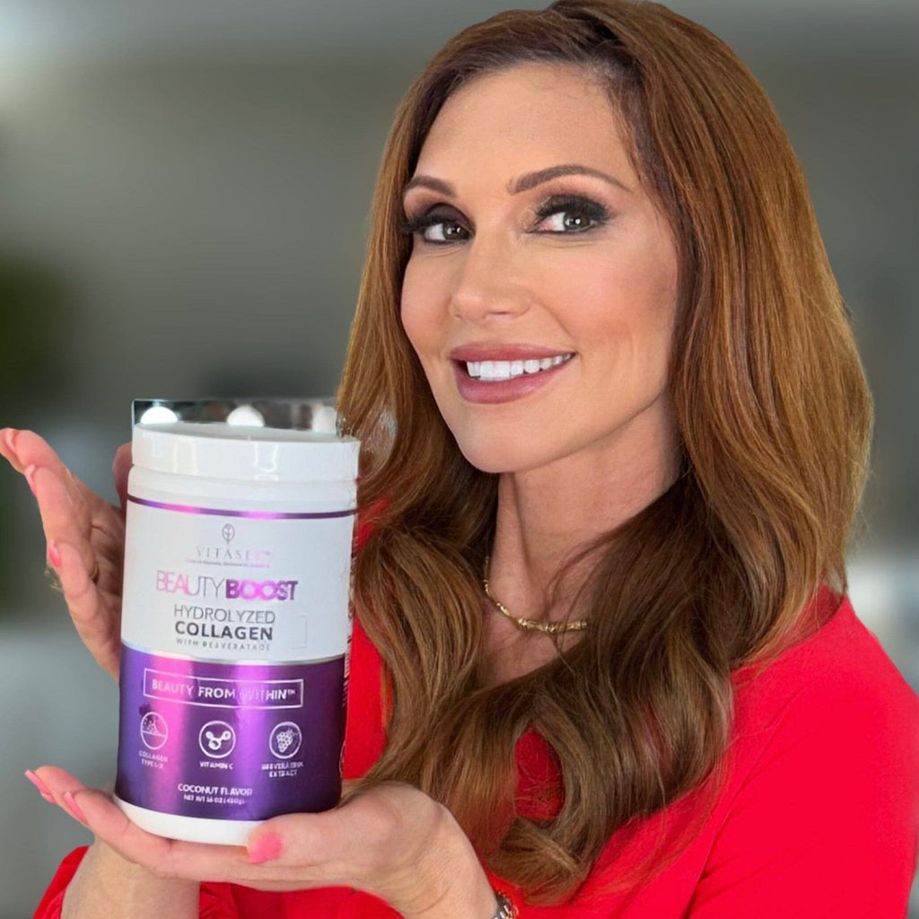 Coconut flavor Collagen Peptides with Resveratrol - Vitamin C and Biotina