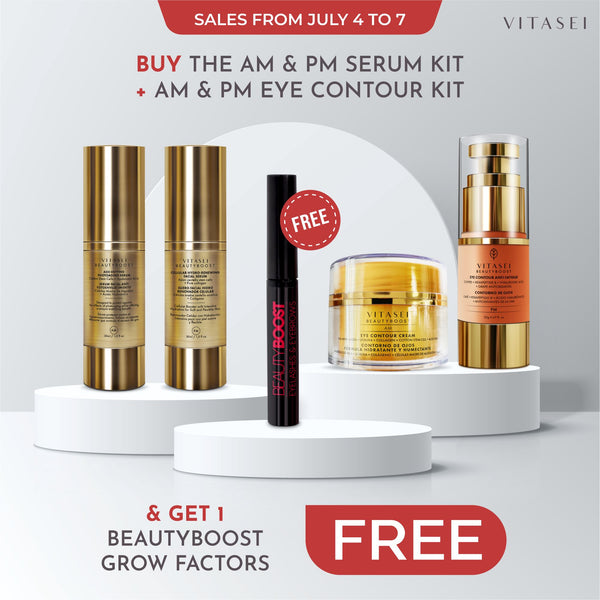 Kit Day And Night Serums + Day And Night Eye Contour + Get 1 Eyelash Growth Booster Free