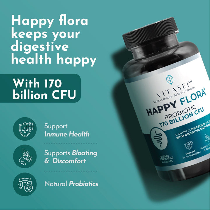 Bundle Body Detox Colon Cleanse Support + Happy Flora for a healthy gut