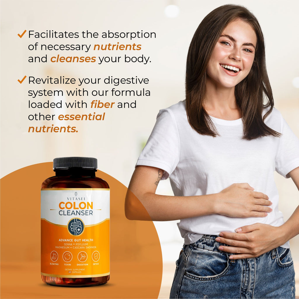 COLON CLEANSER - ULTIMATE ADVANCED FORMULA FOR GUT HEALTH