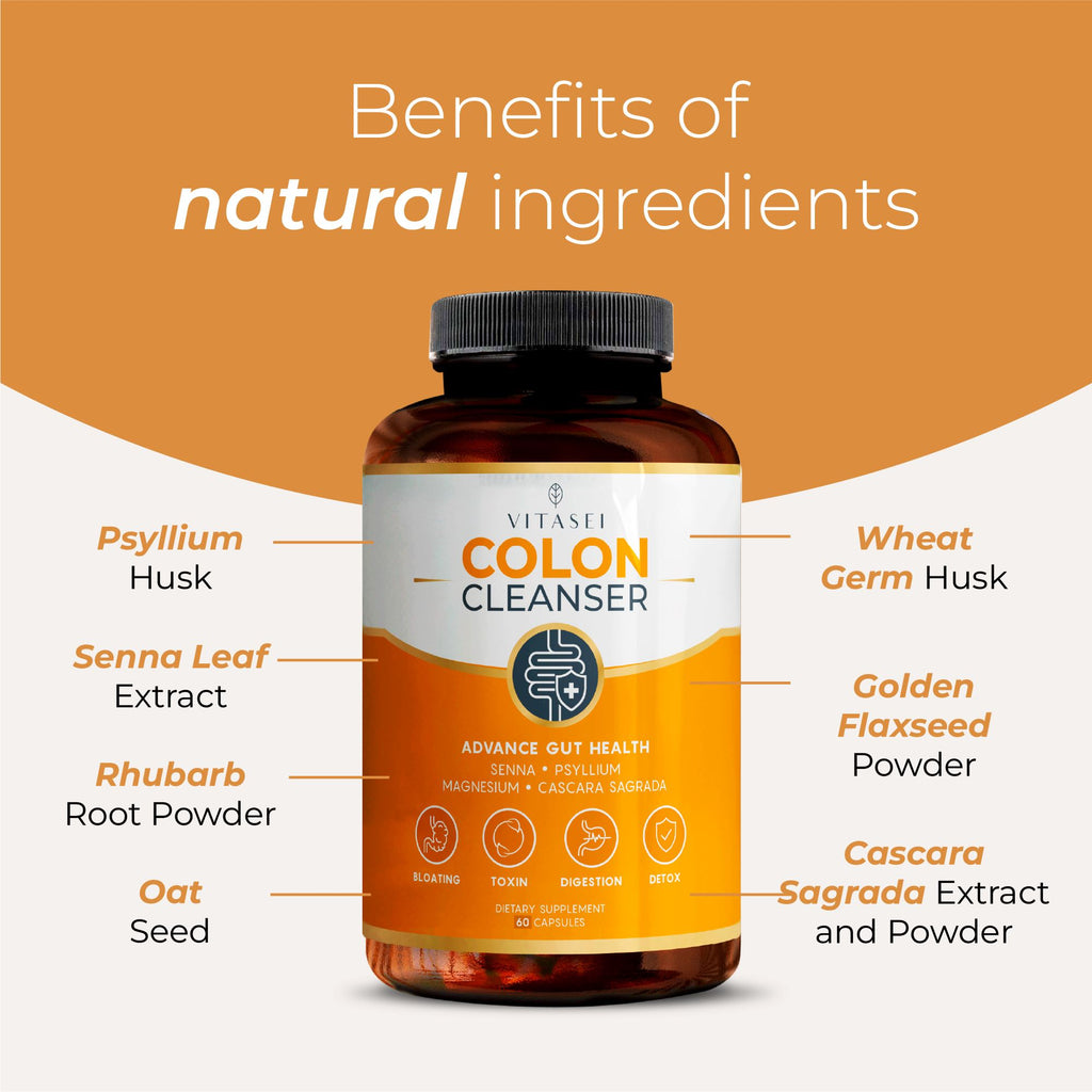 COLON CLEANSER - ULTIMATE ADVANCED FORMULA FOR GUT HEALTH