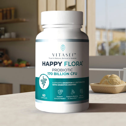 Happy Flora - Probiotic Supplement for a Healthy Gut