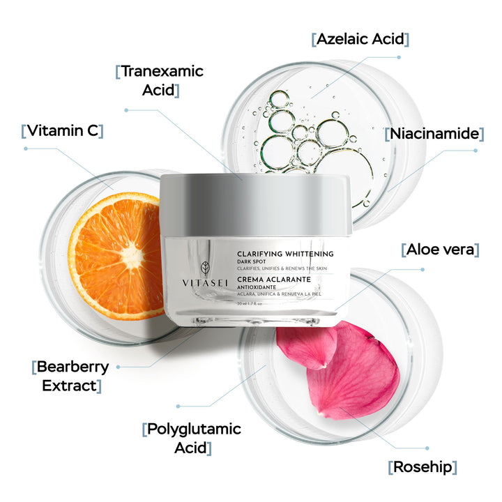 Antioxidant brightening cream with tranexamic acid and vitamin c