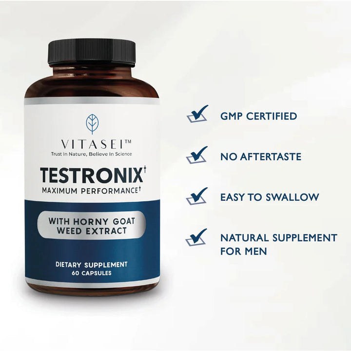 Bundle Happy Flora for a healthy gut + Livercomplex for liver support + Testronix for enhanced performance