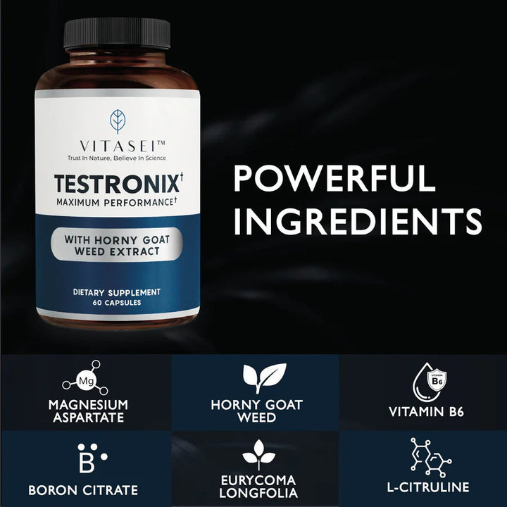 Bundle Happy Flora for a healthy gut + Livercomplex for liver support + Testronix for enhanced performance