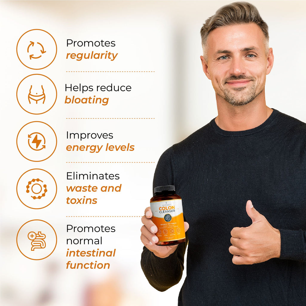 COLON CLEANSER - ULTIMATE ADVANCED FORMULA FOR GUT HEALTH