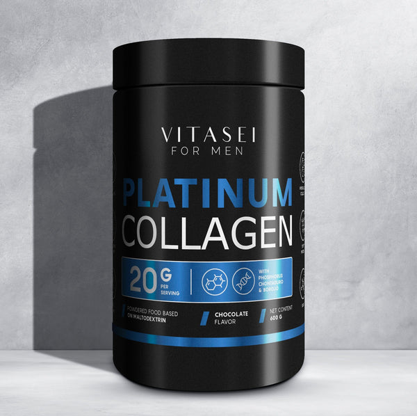 Chocolate Collagen Peptides for Men with BCAA´S and Whey Protein