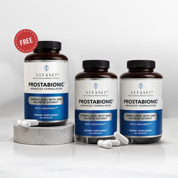 Bundle buy 2 Prostabionic prostate support with graminex and get 1 Protabionic free