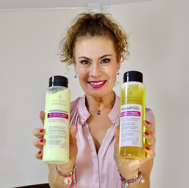 KIT KERABLESS SHAMPOO + CONDITIONER WITH ONION AND TUMERIC