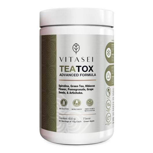 TEATOX DETOX POWDER CLEASE SUPPORT AND DIGESTION BOOSTER