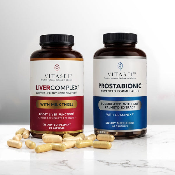 Bundle Livercomplex for liver support + Prostabionic prostate support