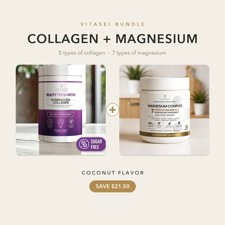 Collagen Peptides Coconut + Magnesium Total Care bundle