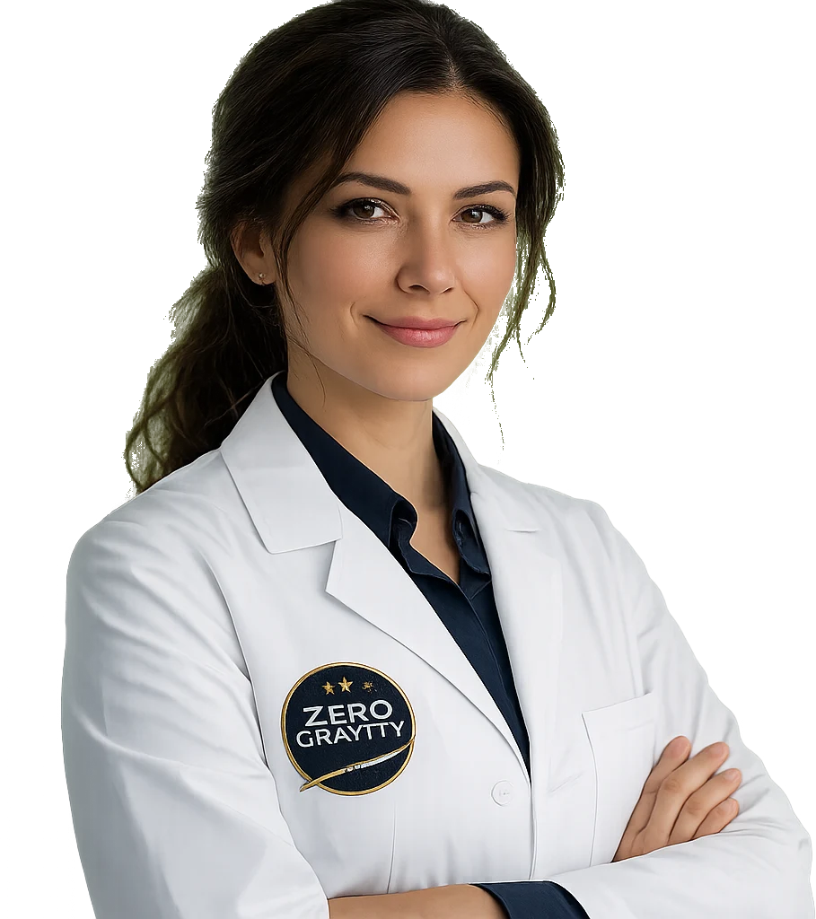 Doctora de Zero Gravity Sciences — tecnología Astroderma