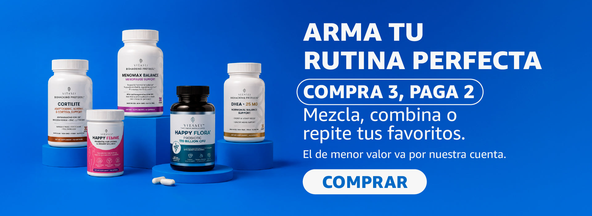 Arma tu rutina perfecta - Compra 3, paga 2. Mezcla, combina o repite tus favoritos.