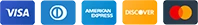 Pago 100% seguro: Visa, Diners, American Express, Discover, Mastercard